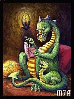 Мудрый дракон - обои на заставку телефона 240x320